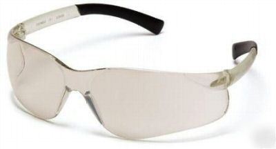 New 2 pyramex ztek i/o lgt mirror sun & safety glasses