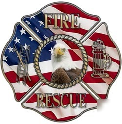 Firefighter decal reflective 2