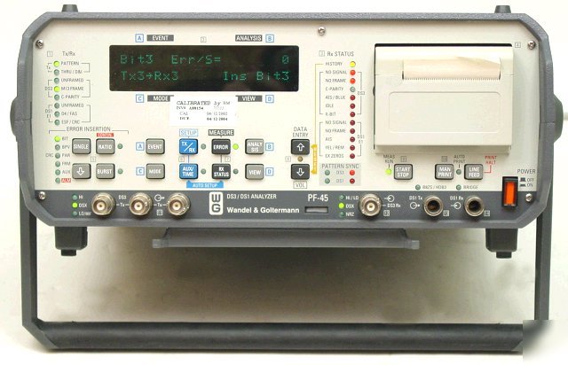 Acterna / wandel & goltermann pf-45 DS1 / DS3 analyzer