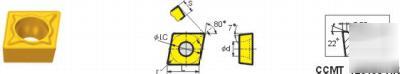 CCMT060208-hr/ PTD151 carbide inserts 29 lots of 10 pcs