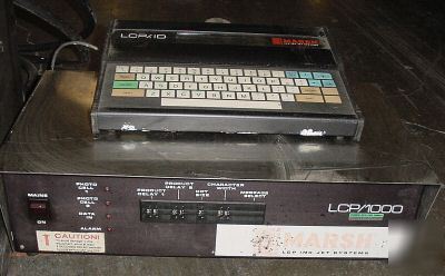 Marsh lcp 1000 ink jet system printer labeler