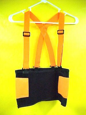 New allegro hi-vis lifting back support belt #7177 l