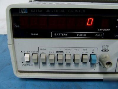 Hewlett packard hp 5315A 100 mhz universal counter