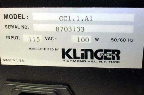 Klinger stage with stepper controller model CC1.1