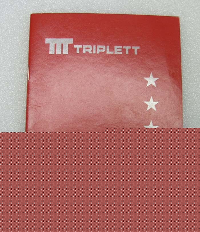 Triplett model 630-l type 2 instruction manual
