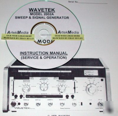 Wavetek 2002A instruction (operating & service) manual