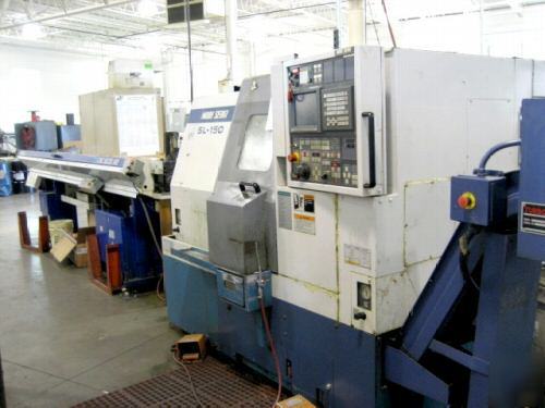 Mori seiki sl-150 smc cnc turning center lathe bar feed