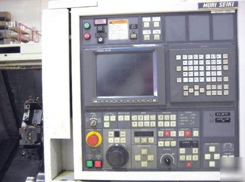 Mori seiki sl-150 smc cnc turning center lathe bar feed