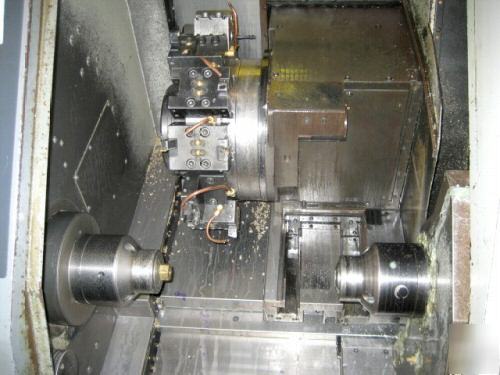 Mori seiki sl-150 smc cnc turning center lathe bar feed