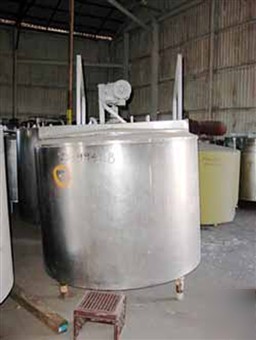 Used: purity kettle, 500 gallon, stainless steel, verti