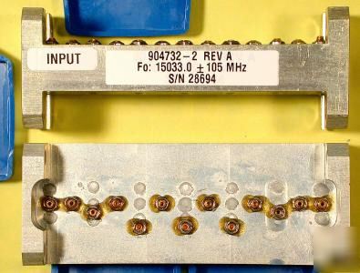 Waveguide wr-62 filter 15.033 ghz +/- 105 mhz - qty:10