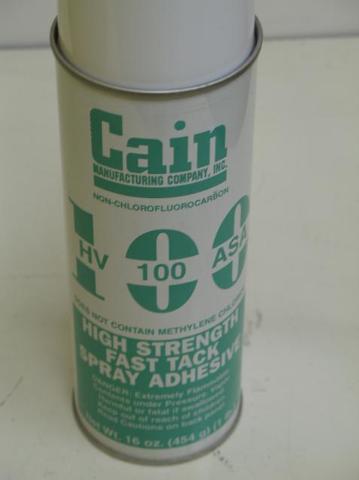 12 cain fast tack spray fabric wood foam adhesive glue