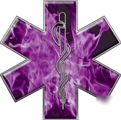 Emt ems mfr medic decal reflective 6