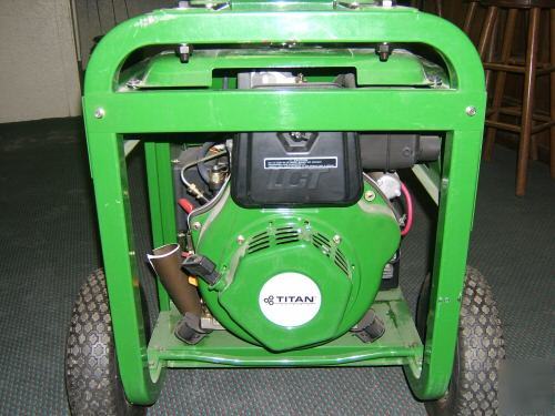 New titan #7500 diesel generator &warranty-so in-remote