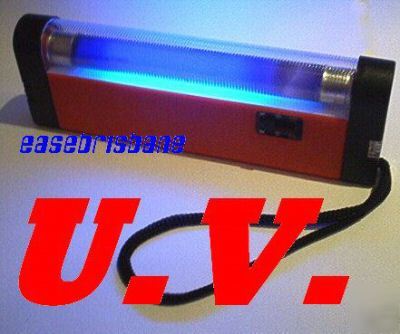 Security tool handheld uv blacklight torch flashlight