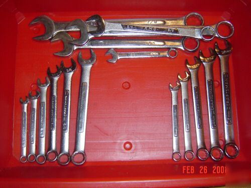 Craftsman sockets,wrenches, ratchet,and tool box