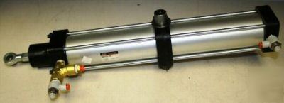 Smc NCDA1T250-1450 tie rod air cylinder working 