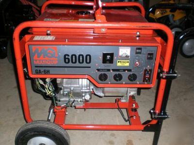 6KW multiquip generator