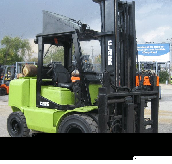 Clark pneumatic 10,000LB forklift lifttruck