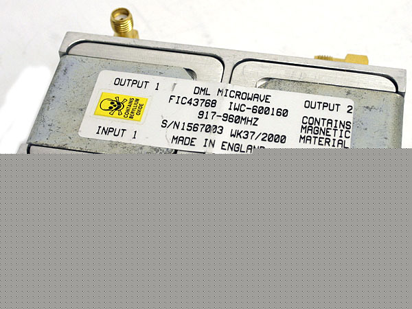 Dml microwave FIC43768 917MHZ-960MHZ splitter divider