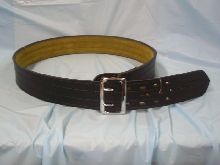 New safariland duty belt suede lined double buckle SZ46