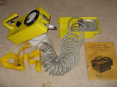 Victoreen cd v-717 geiger counter radiological meter #1