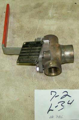 1 tufline 3/4 valve