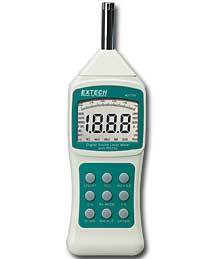 Extech 407750 sound level meter with pc interface