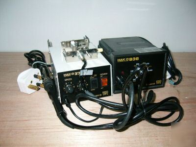 Hakko 937 soldering station with 373-8 self feeder