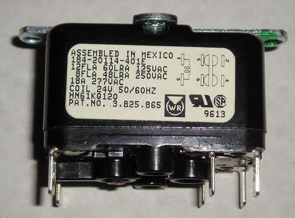 White-rodgers hn 61KQ 120 power relay 