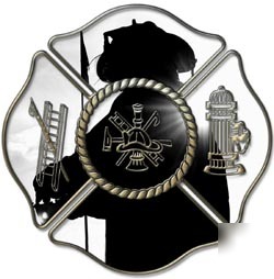 Firefighter decal reflective 6