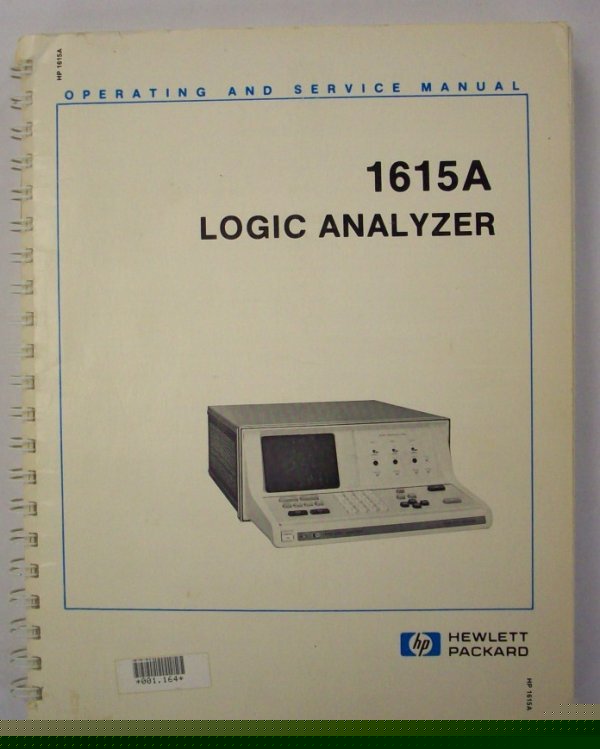 Hp / agilent 1615A op-sv prelim manual - $5 shipping 