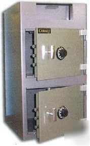 Cobalt sds-03CC large dual door drop deposit safe