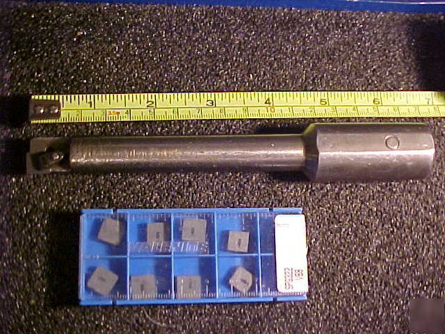 Boring bar & 10- valenite carbide inserts spg-322