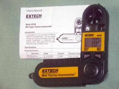 Extech 45158 thermometer anemometer humidity dew point 