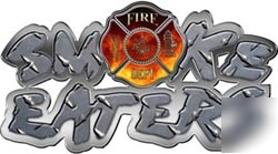 Firefighter decal reflective 8