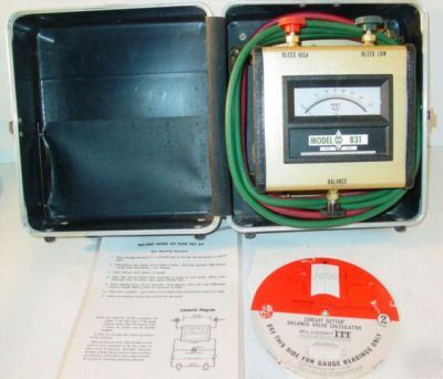 Midwest instruments 831 flow test kit for 0-35FT water