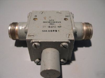 Ute microwave coaxial isolator ct-4421-nt (n-male)