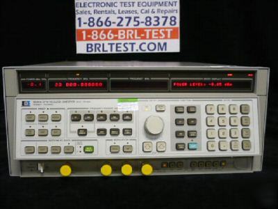 Hp 8341A synthesized sweep generator 20GHZ opts 004,007