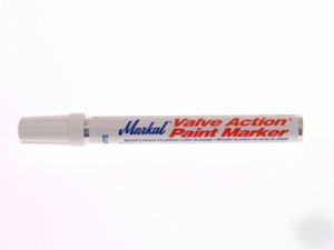 Markal 96801C valve action paint marker - white