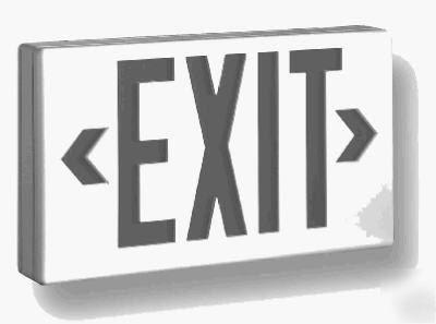 New cooper sure lites exit emergency light INCX30RGWH 