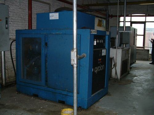 100 hp comp air kellog rotary screw compressor 