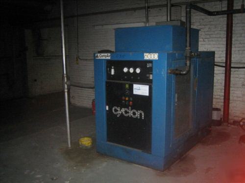 100 hp comp air kellog rotary screw compressor 