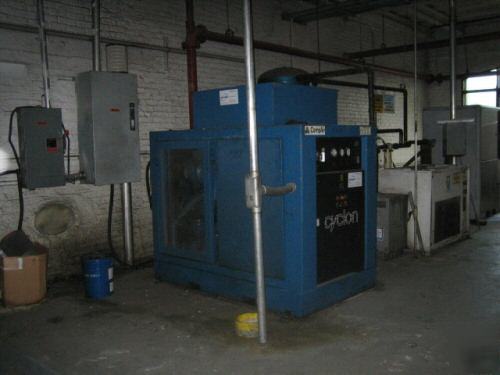 100 hp comp air kellog rotary screw compressor 