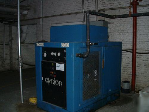 100 hp comp air kellog rotary screw compressor 