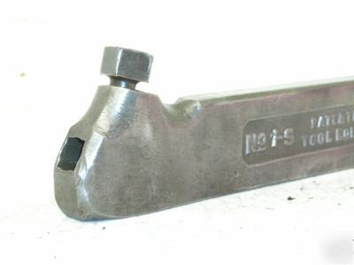 Armstrong tool bit turning tool holder no. 1-s usa 