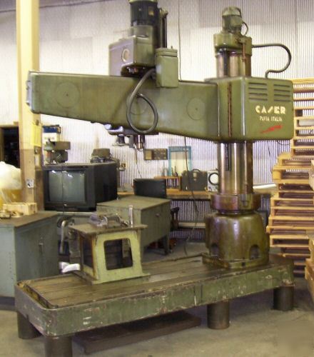 Caser radial arm drill drilling machine (5' x 14