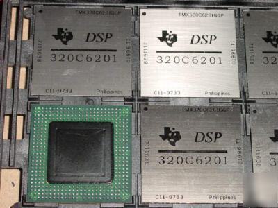 7 pcs. ti# TMX320C6201GGP, bga package