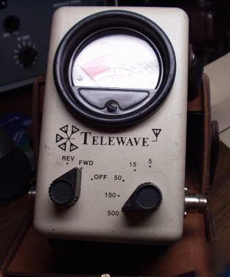 Telwave 44A broadband rf wattmeter with bird case