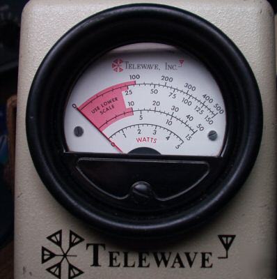 Telwave 44A broadband rf wattmeter with bird case